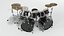 Drumset Rigged
