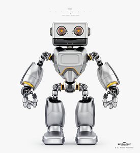 big retro bot 3D model