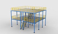 Durable Mezzanine Floor 02 3D model