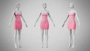 Dress 52 Tickle Me Pink With Design