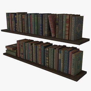 3D old books