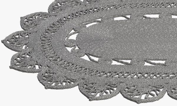 3D model safavieh farideh casual oval - TurboSquid 1555181