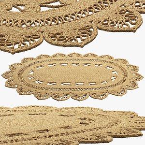3D model safavieh farideh casual oval