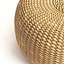 Pouf rotondo in fibra naturale Bazar Bizar WATERHYACINTH