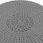 Pouf rotondo in fibra naturale Bazar Bizar WATERHYACINTH