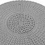 Pouf rotondo in fibra naturale Bazar Bizar WATERHYACINTH