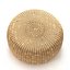 Pouf rotondo in fibra naturale Bazar Bizar WATERHYACINTH