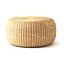 Pouf rotondo in fibra naturale Bazar Bizar WATERHYACINTH
