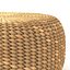 Pouf rotondo in fibra naturale Bazar Bizar WATERHYACINTH