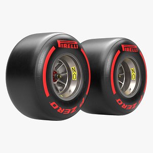 3D F1 Wheel - SUPERSOFT