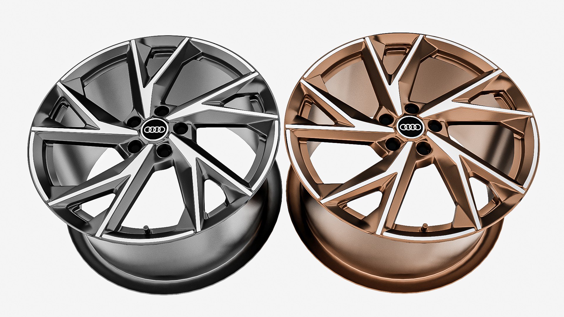 Audi Alloy Wheel 3D Model - TurboSquid 2141697