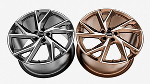 Audi Alloy Wheel 3D model