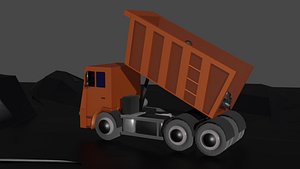 3D kamaz model