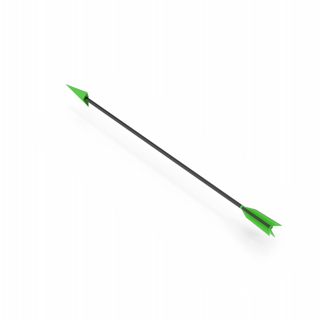 Arrow Green 3D Model - TurboSquid 2200800