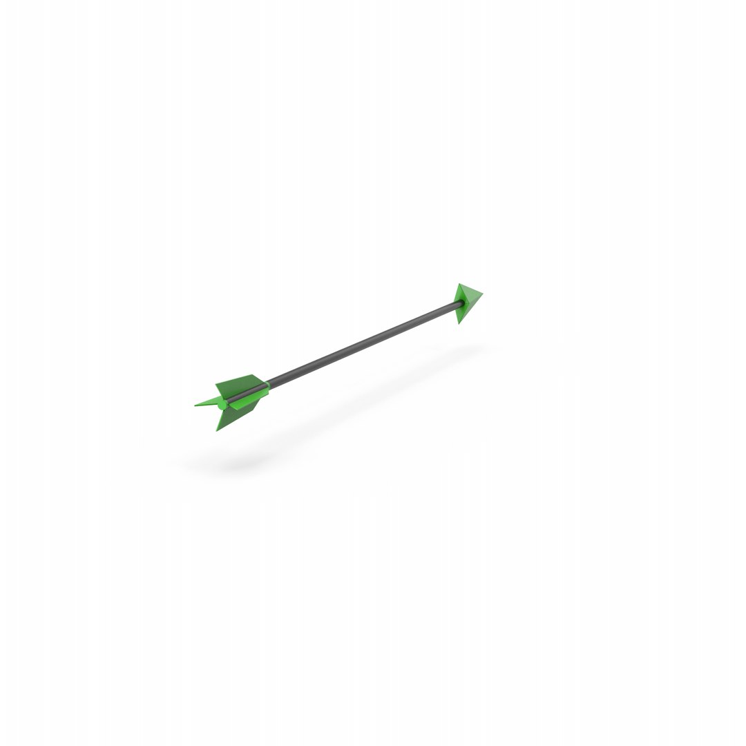 Arrow Green 3D Model - TurboSquid 2200800