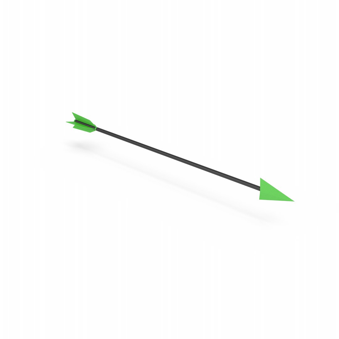 Arrow Green 3D Model - TurboSquid 2200800