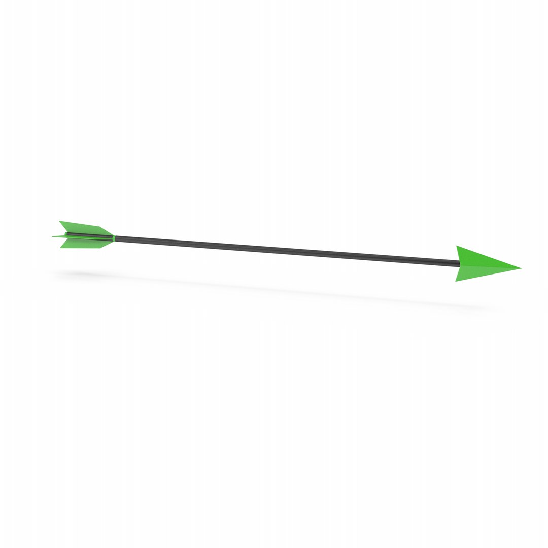 Arrow Green 3D Model - TurboSquid 2200800