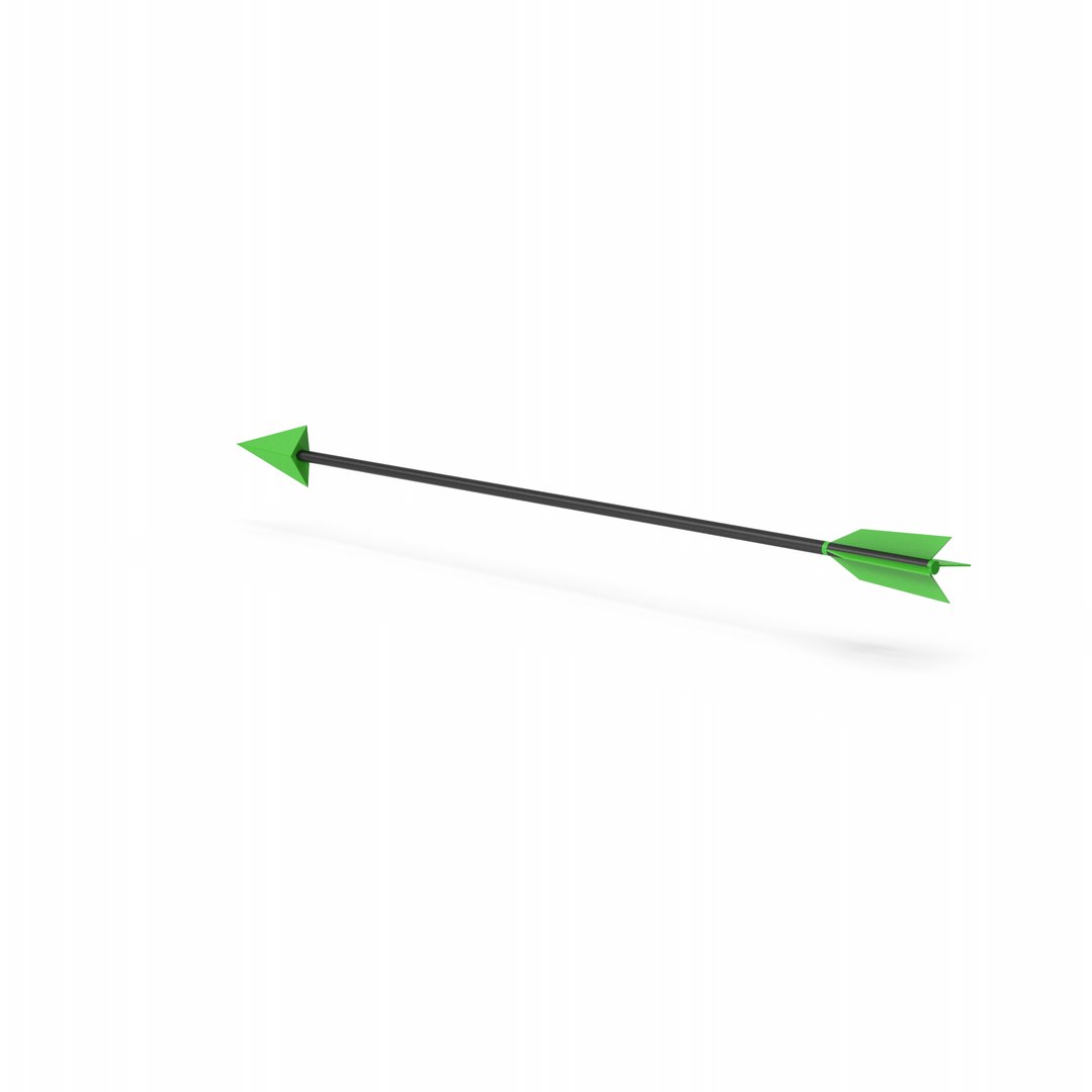 Arrow Green 3D Model - TurboSquid 2200800