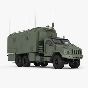 3D Military Comand Vehicle