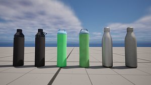 3D model Bottles New Used Insulated