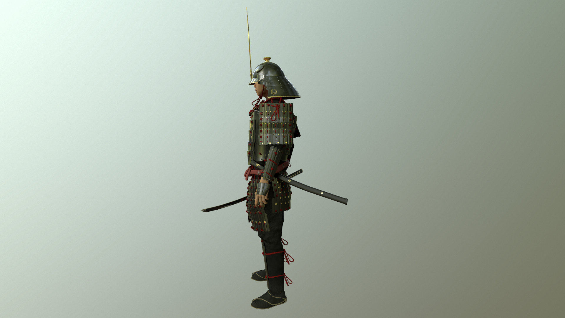 3D samurai - TurboSquid 1677637