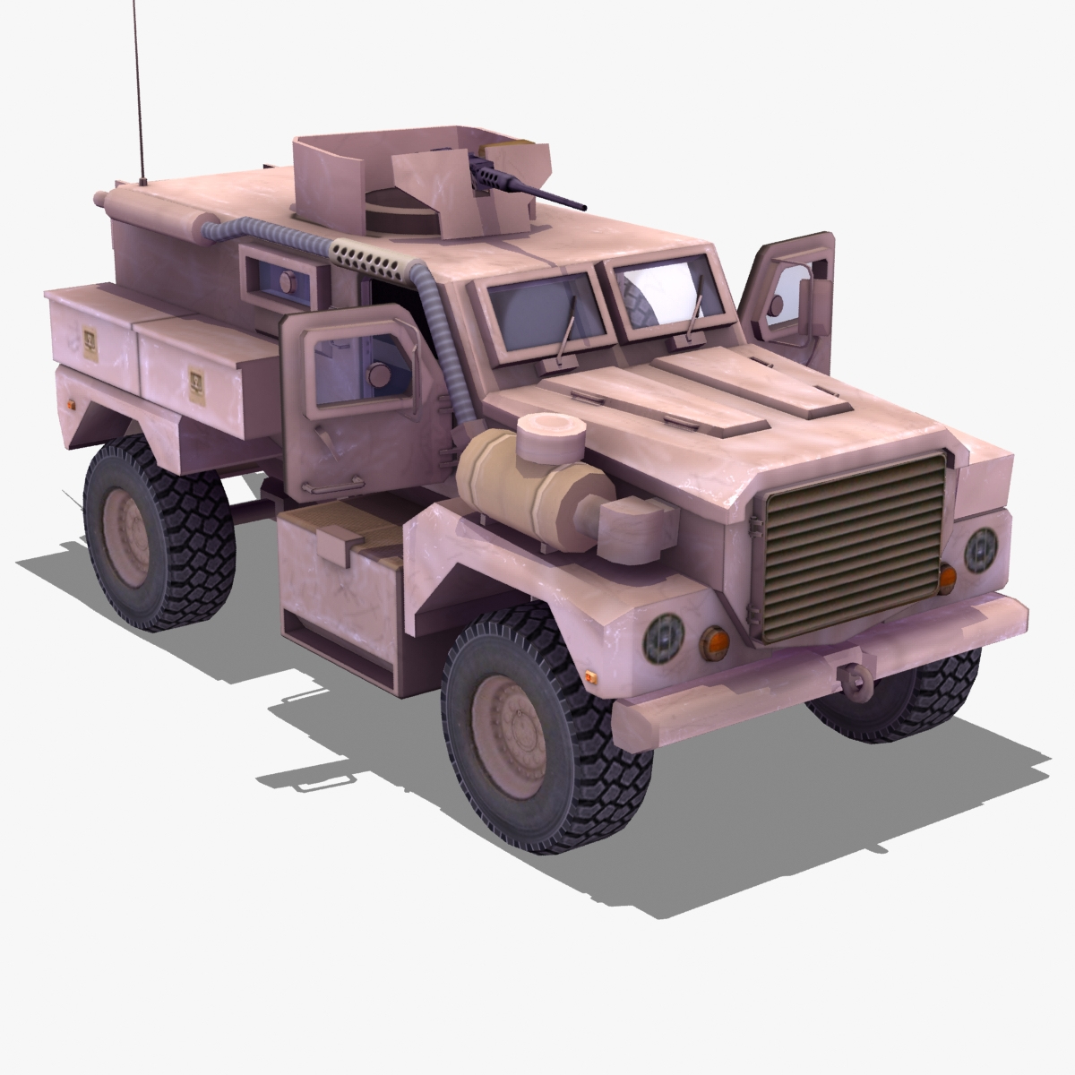 cougar mrap 4x4 3d model