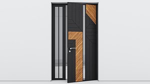 3D Aluminium door 275 model