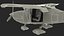 Four Seat Light Utility Aircraft Rigged for Maya