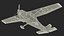 Four Seat Light Utility Aircraft Rigged for Maya