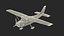Four Seat Light Utility Aircraft Rigged for Maya