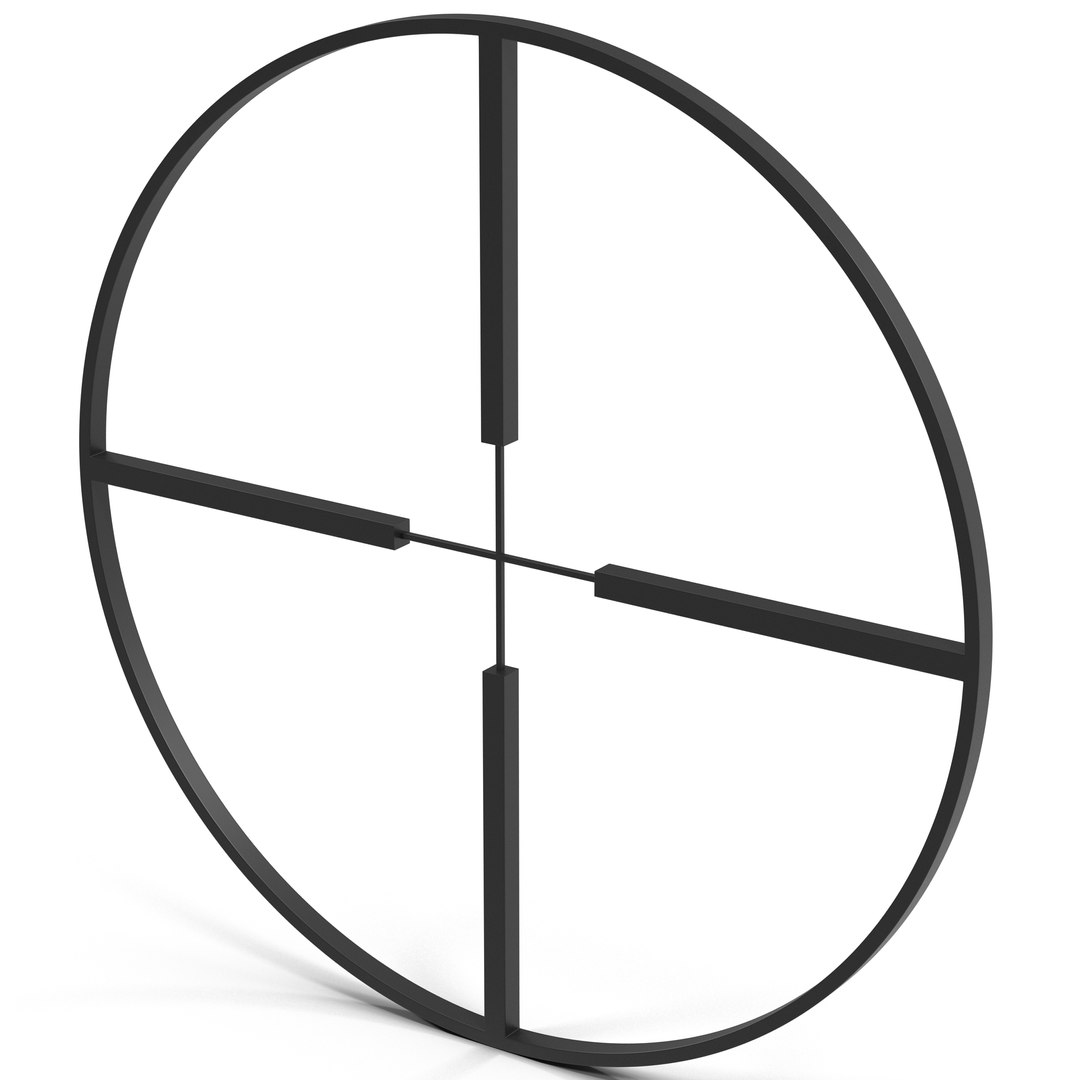 Sniper Target Symbol 3D model preview