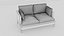 Leather Sofa 3D model
