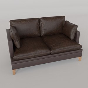 Leather Sofa 3D model
