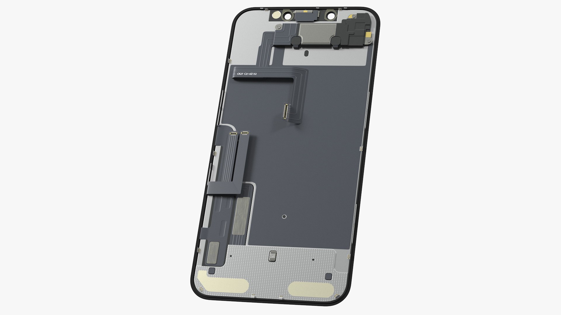 Smartphone LCD Display with Touchscreen 3D model preview