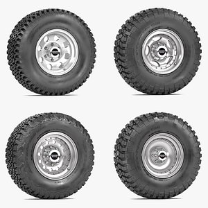 3D OFF ROAD WHEEL AND TIRE COLLECTION 2