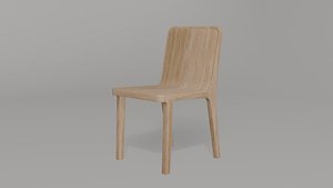 FORMALE Simple Wooden Chair