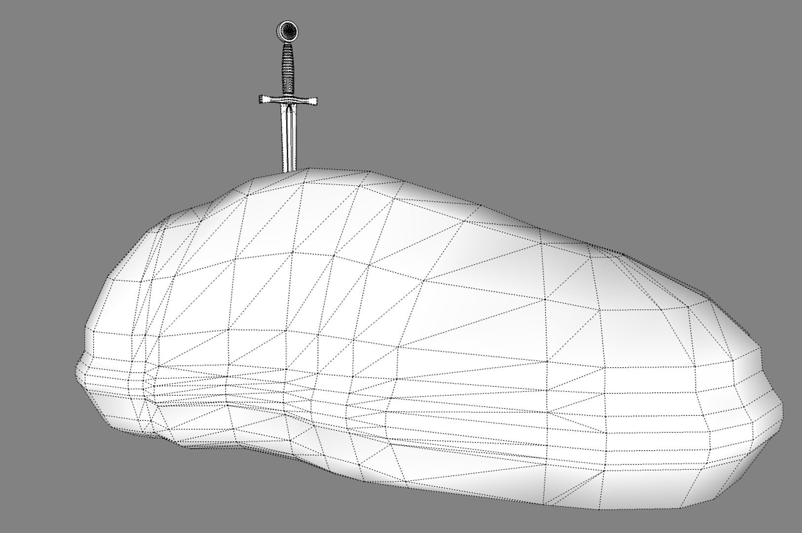 Excalibur Sword 3D Model - TurboSquid 1404376