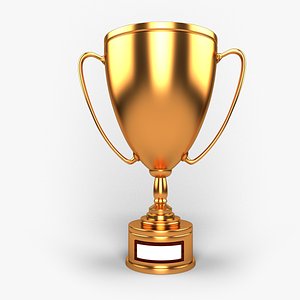 3D trophy cup