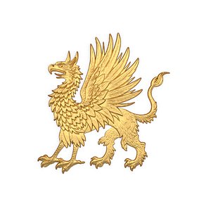 Griffon detailed Relief STL 02 3D model