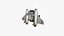 Jetpack Low Poly C05 - Conception de personnages de science-fiction