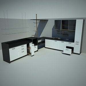 3d model kitchen