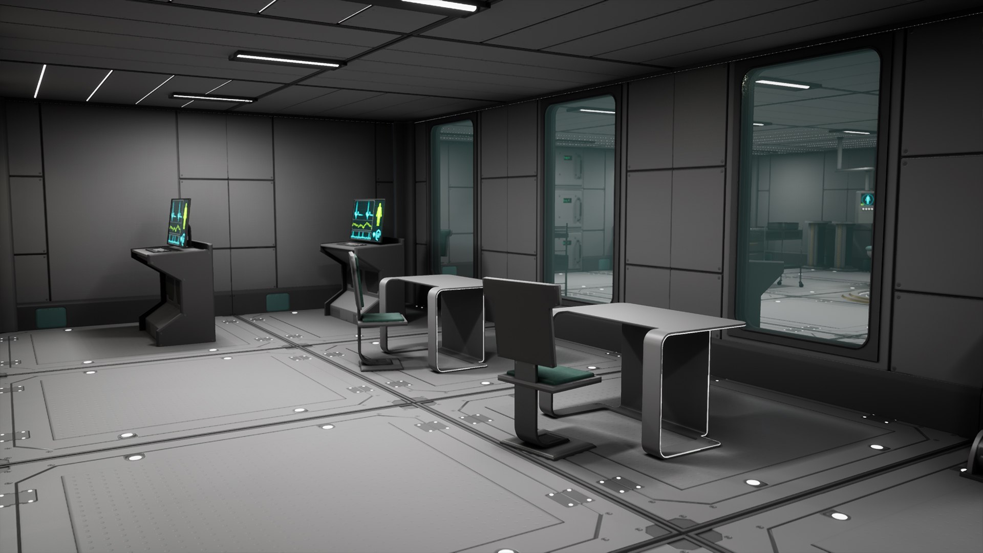 SciFi Space Medical Room 3D - TurboSquid 2136888