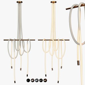 Luke Lamp Pendant light002 - 2lights - 2mat