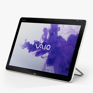 3d low-poly sony vaio tap model
