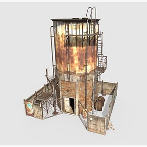 Old Water Tower model