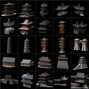ancient architecture 3D model