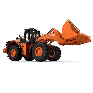 Rigged Hitachi ZW550 Wheel Loader