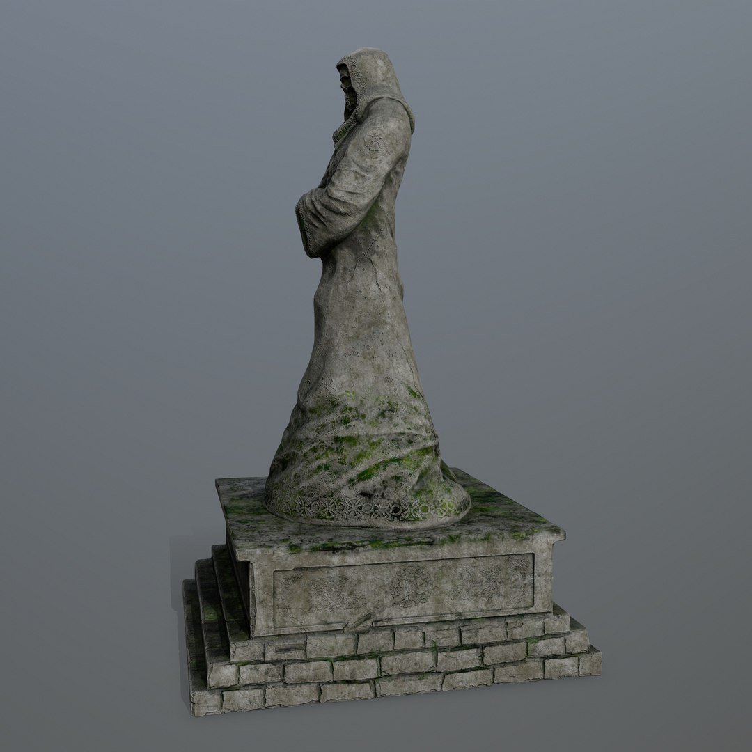Statue Base 3D - TurboSquid 1675313