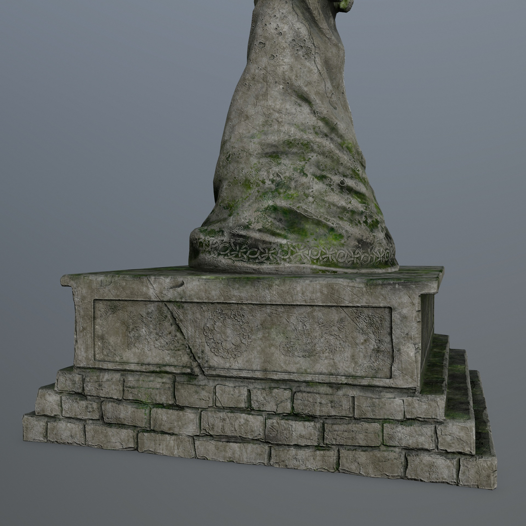 Statue base 3D TurboSquid 1675313