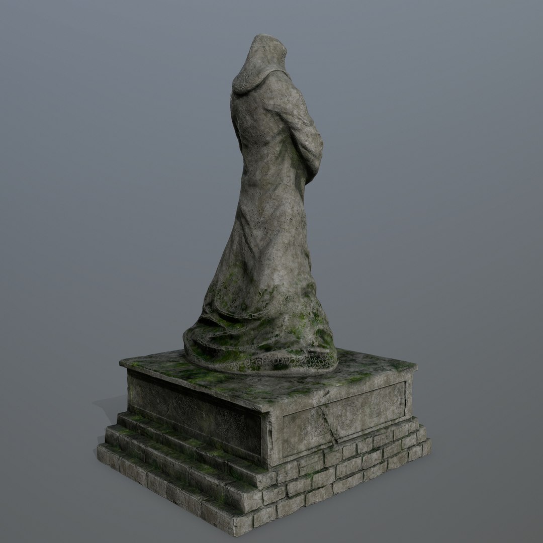 Statue Base 3D - TurboSquid 1675313